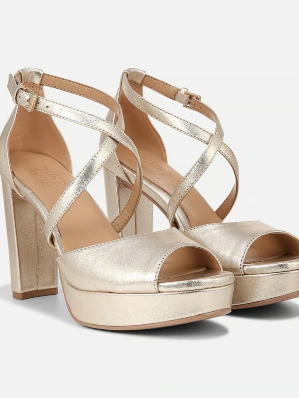 Naturalizer Women's Melody Platform Peep Toe Dress Sandals